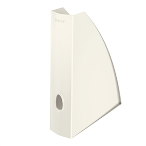 Leitz 5277 WOW tijdschriftencassette / polystyreen / metallic wit