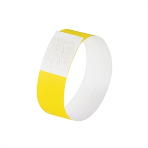 Sigel super soft evenementenbandjes / neon geel / 120 stuks