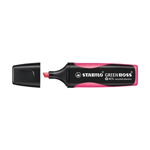 Stabilo GREEN BOSS markeerstift / roze