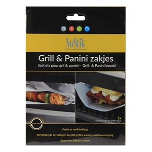 NoStik Grill- & panini zakjes / medium / 3 stuks
