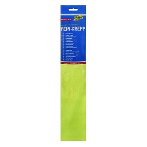 Folia crêpepapier / 250 x 50 cm / lichtgroen