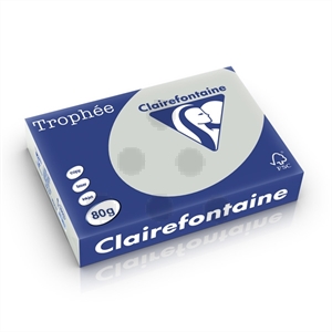 Clairefontaine papier / lichtgrijs / A4 / 80 gr. / 500 vel