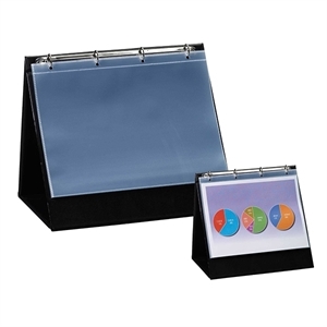 Rillstab basic tafelflipover / A4 liggend / 4-ringsmechaniek / inclusief 10 hoezen