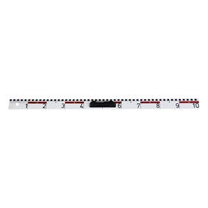 Linex schoolbord liniaal / kunststof / niet flexibel / 100 cm