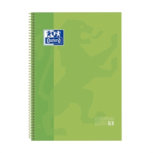 Oxford 400118238 Classic collegeblok | A4+ | gelinieerd | groen | 80 vel