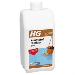 HG kunststof vloeren glansreiniger / voedend / 1 liter