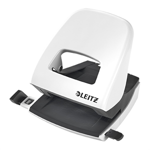 Leitz 5008 NeXXt perforator / metaal / metallic wit / tot 30 vel