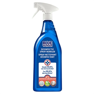 Blue Wonder desinfectie reiniger spray / 750 ml