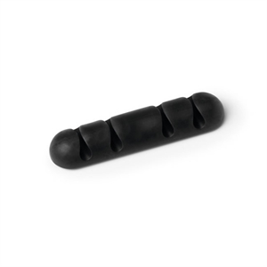 Durable 5040-37 Cavoline clip 4 / kabelhouder / kunststof / grafiet / 2 stuks