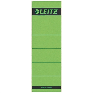 Leitz 1642 rugetiketten / groen / zelfklevend / breed / 61 mm x 191 mm / 10 etiketten