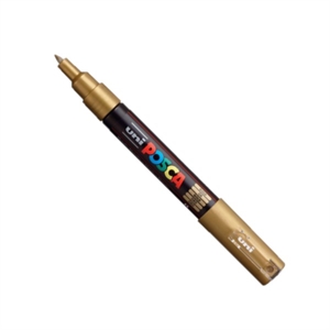 POSCA PC-1MC verfmarker / goud / conische punt / 0,7 - 1 mm