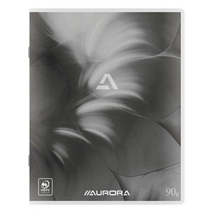 Aurora schrift | A5 | gelinieerd | 90 gr. | 36 vel | grijs