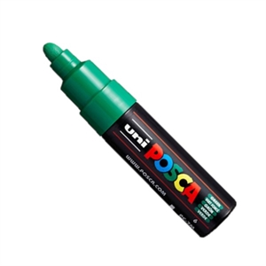 POSCA PC-7M verfmarker / donkergroen / ronde punt / 4,5 - 5,5 mm