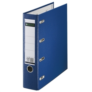 Leitz 1012 bank-giro ordner / A4 / plastic / blauw / 75mm