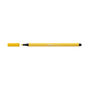 Stabilo point 68 viltstift / geel / 1 mm