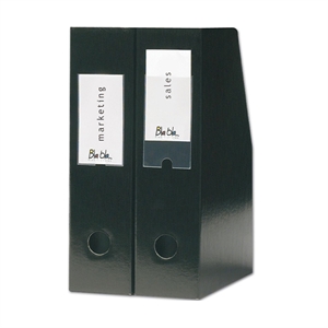 3L T10335 zelfklevende etikethouders / met insteekkaarten / polypropyleen / 55 x 102 mm / 6 stuks