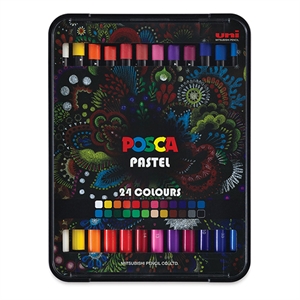 POSCA KPA100/24001 Pastel pastelkrijt / 24 stuks
