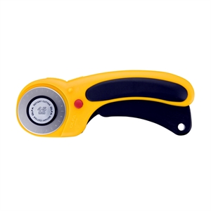 Olfa RTY-2/DX roterend mes / kunststof / geel / 45 mm