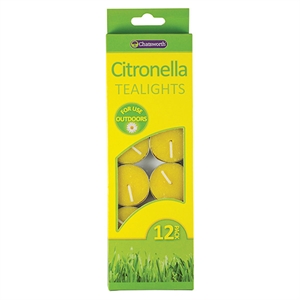 Chatsworth geur Waxinelichtjes / citroen / 12 stuks