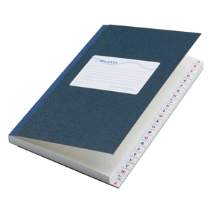 Atlanta notitieboek / A6 / gelinieerd / blauw / 192 vel