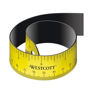 Westcott oprolbare liniaal / kunststof / flexibel / 30 cm