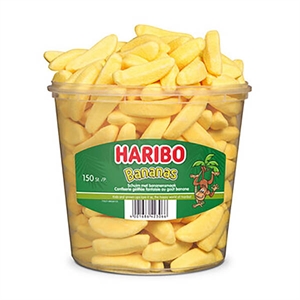 Haribo Schuim Bananen / 150 stuks