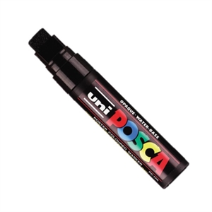 POSCA PC-17K verfmarker | zwart | rechte punt | 15 mm