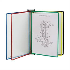 Tarifold 414609 zichtmappen / magnetisch display wandmodule / A4 / assorti / 10 stuks