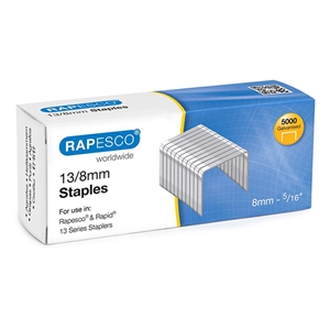 Rapesco 13/8 nietjes / gegalvaniseerd / 5000 stuks
