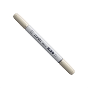 Copic W-3 Ciao marker / Warm Gray / penseel / beitel