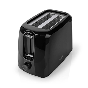 Nedis broodrooster / zwart / 6 standen / 700 Watt