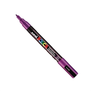 POSCA PC-3M verfmarker / paars / ronde punt / 0,9 - 1,3 mm