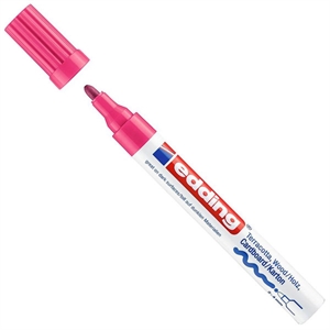 Edding 4000 deco/matlak marker / roze / ronde punt / 2-4 mm