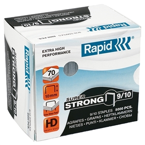 Rapid 9/10 superstrong nietjes gegalvaniseerd / tot 70 / 5000 stuks