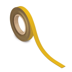 Maul 6524315 magnetische etiketband / uitwisbaar / 2 cm x 10 m / geel / 1 rol