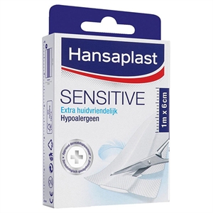 Hansaplast pleisters / Sensitive / 1 m x 6 cm