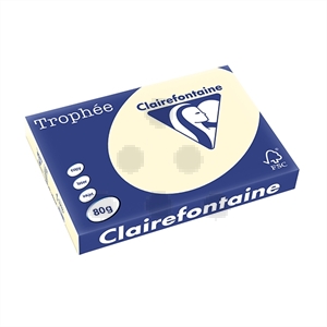Clairefontaine papier / crème / A3 / 80 gr. / 500 vel