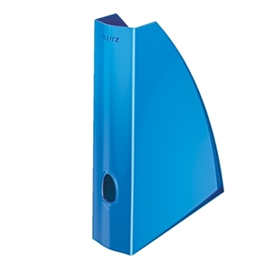 Leitz 5277 WOW tijdschriftencassette / polystyreen / metallic blauw