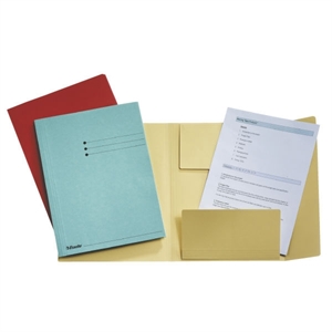 Esselte 3-klepsmap met lijnbedrukking / A4 / dossierkarton / diverse kleuren / tot 200 vel / 50 stuks