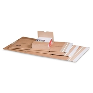 Raadhuis RD-351158-10 wikkelverpakking / A4+ / karton / bruin / 10 stuks