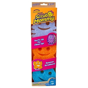Scrub Mommy Summer Shapes / 3 stuks