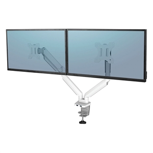 Fellowes 8056501 Platinum Series monitorarm | 2 monitoren | tot 32 inch | zilver | tot 8 kilo