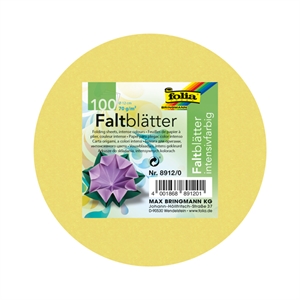 Folia vouwblaadjes / diverse kleuren / 100 vel