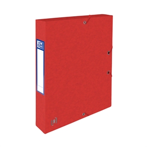 Oxford 400114372 Top File+ elastobox / A4 / karton / rood / 40mm / 300 vel