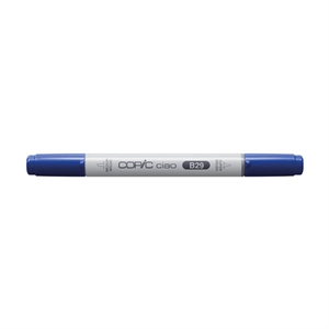 Copic Ciao B-29 marker / Ultramarine / penseel/beitel