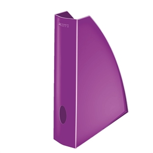 Leitz 52771062 WOW tijdschriftencassette / polystyreen / metallic paars / 6 cm
