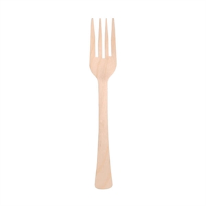 Depa wegwerp snackvork / hout / 16 cm / 200 stuks