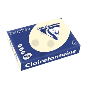 Clairefontaine papier / crème / A4 / 80 gr. / 500 vel
