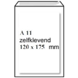 Raadhuis luchtkussen envelop / zelfklevend / A11 / 120mm x 175mm / 5 stuks