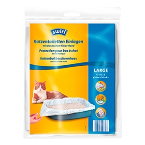 Swirl Keep Clean Kattenbak zakken / Maat L / 4 stuks